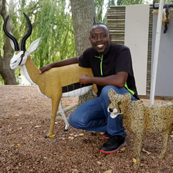 George Dokoro - craft artist at Spier Wine Estate
