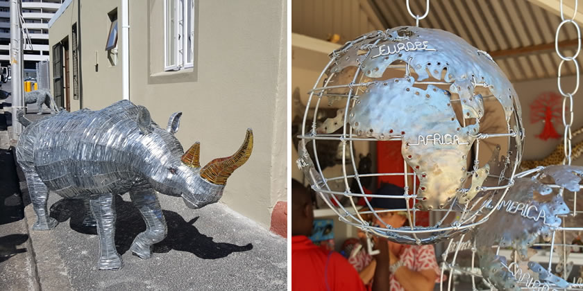 Godfrey Dambuleni - craft artist at Spier Craft Market