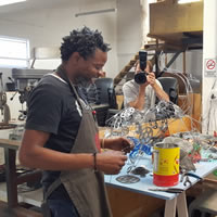 Tendai Mahlengwe - craft artist at Spier Craft Market