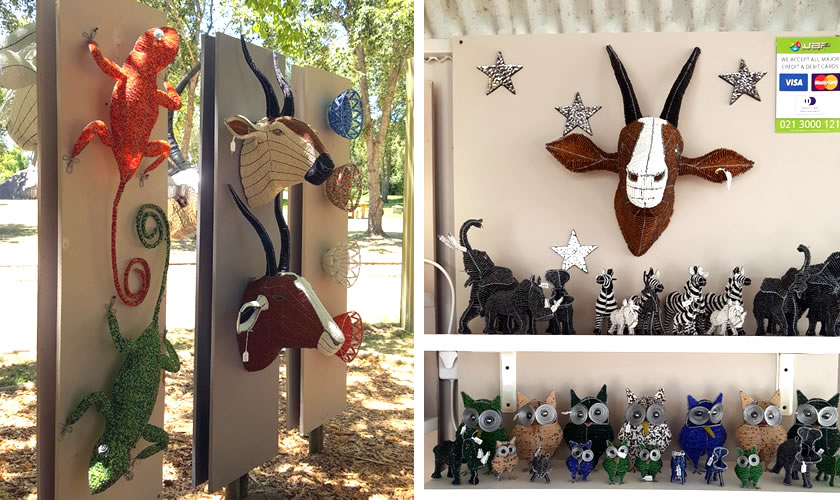 Unit 4 - George Dokora - Wire and beadwork animals