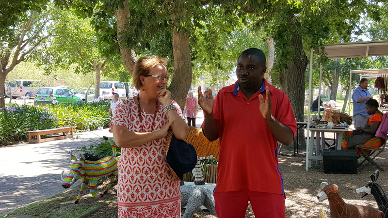 Sue Heathcock at Spier Craft Market