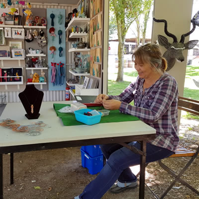 Lynn Barrett of Enchanted by Design, New Craft Artist at Spier 2019
